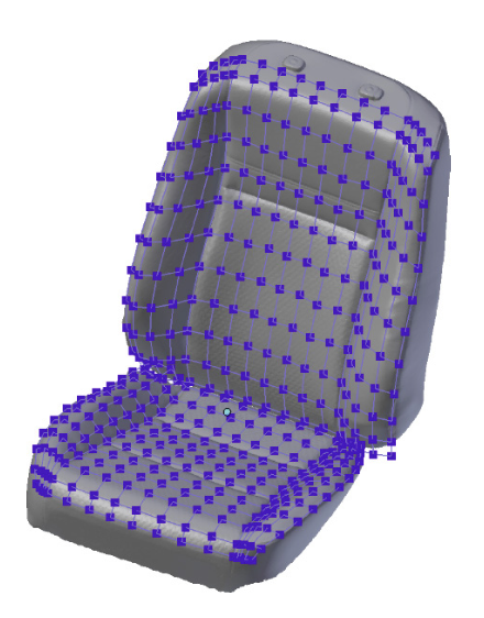 seat shape parameterization